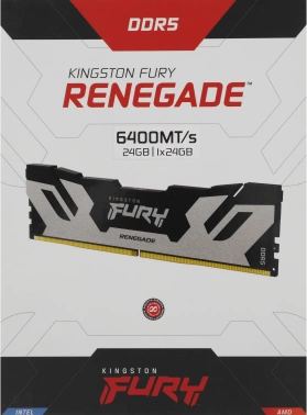 Память DDR5 24GB 6400MHz Kingston  KF564C32RS-24