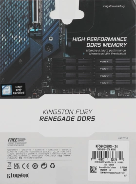Память DDR5 24GB 6400MHz Kingston  KF564C32RS-24
