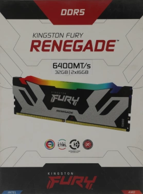 Память DDR5 2x16GB 6400MHz Kingston  KF564C32RSAK2-32