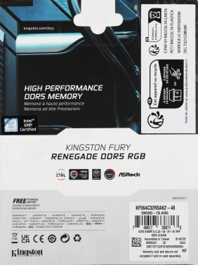 Память DDR5 2x24GB 6400MHz Kingston  KF564C32RSAK2-48
