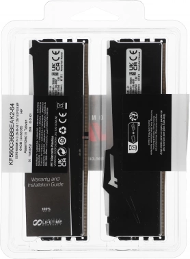 Память DDR5 2x32GB 6000MHz Kingston  KF560C36BBEAK2-64