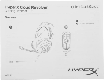 Наушники с микрофоном HyperX Cloud Revolver