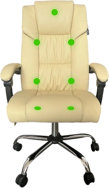 Кресло Cactus  CS-CHR-OC04M-WT с вибромассажем