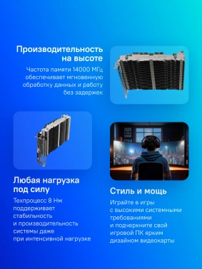 Видеокарта Palit PCI-E 4.0  PA-RTX3050 KALMX