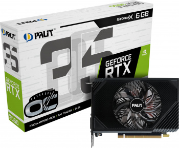 Видеокарта Palit PCI-E 4.0  RTX3050 STORMX OC