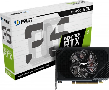Видеокарта Palit PCI-E 4.0  PA-RTX3050 STORMX