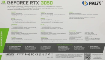 Видеокарта Palit PCI-E 4.0  PA-RTX3050 STORMX