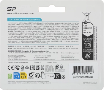 Накопитель SSD Silicon Power SATA-III 1TB SP001TBSS3A56A25