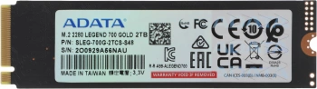 Накопитель SSD A-Data PCIe 3.0 x4 2TB SLEG-700G-2TCS-S48