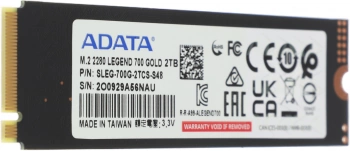 Накопитель SSD A-Data PCIe 3.0 x4 2TB SLEG-700G-2TCS-S48