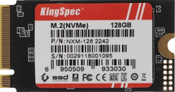 Накопитель SSD Kingspec PCIe 3.0 x4 128GB NXM-128 2242