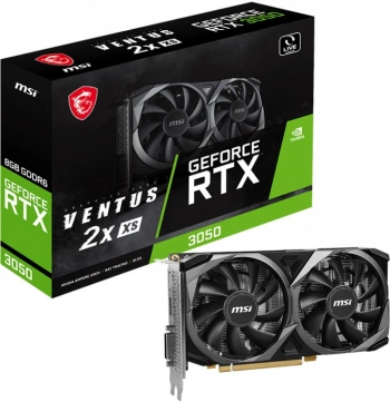 Видеокарта MSI PCI-E 4.0  RTX 3050 VENTUS 2X XS 8G