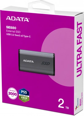 Накопитель SSD A-Data USB-C 2TB AELI-SE880-2TCGY SE880