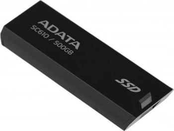 Накопитель SSD A-Data USB3.1 500GB SC610-500G-CBK/RD SC610