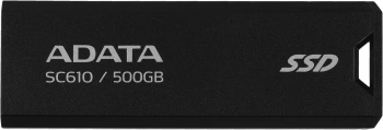Накопитель SSD A-Data USB3.1 500GB SC610-500G-CBK/RD SC610