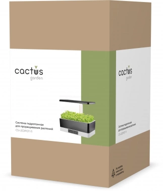 Гидропонная установка Cactus Garden 3.0л 24Вт черный (CS-LEDPOT-11)