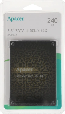Накопитель SSD Apacer SATA-III 240GB AP240GAS340XC-1 AS340X