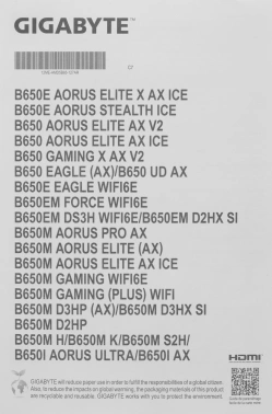 Материнская плата Gigabyte B650 EAGLE AX