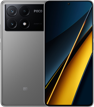 Смартфон Xiaomi Poco X6 Pro 5G 512Gb 12Gb серый моноблок 3G 4G 2Sim 6.67