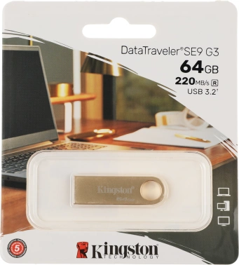 Флеш Диск Kingston 64GB DataTraveler SE9