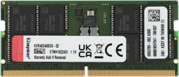 Память DDR5 32GB 4800MHz Kingston  KVR48S40BD8-32