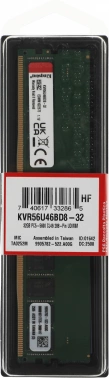 Память DDR5 32GB 5600MHz Kingston  KVR56U46BD8-32