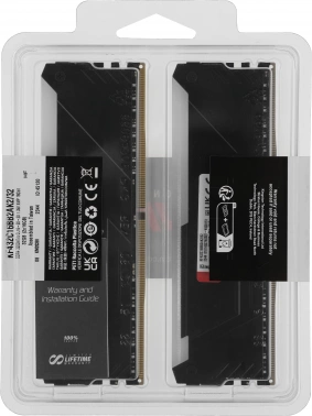 Память DDR4 2x16GB 3200MHz Kingston  KF432C16BB2AK2/32