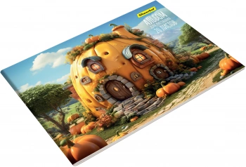Альбом для рисования Silwerhof 20л. A4 Сказочный мир 4диз. мел.картон скрепка (упак.:4шт)