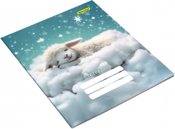 Набор тетрадей Silwerhof 12л. клет. A5 Мягкие игрушки 4диз. мел.карт. вод.лак скрепка (упак.:4шт)