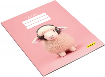 Набор тетрадей Silwerhof 12л. лин. A5 Мягкие игрушки 4диз. мел.карт. вод.лак скрепка (упак.:4шт)