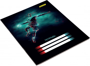 Набор тетрадей Silwerhof 18л. клет. A5 Спорт 4диз. мел.карт. вод.лак скрепка (упак.:4шт)