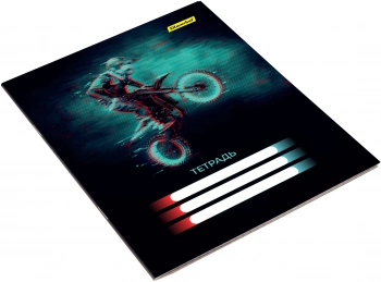 Набор тетрадей Silwerhof 18л. лин. A5 Спорт 4диз. мел.карт. вод.лак скрепка (упак.:4шт)