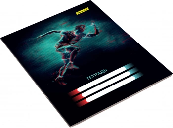 Набор тетрадей Silwerhof 18л. лин. A5 Спорт 4диз. мел.карт. вод.лак скрепка (упак.:4шт)