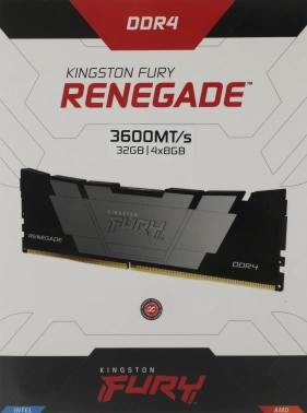 Память DDR4 4x8GB 3600MHz Kingston  KF436C16RB2K4/32