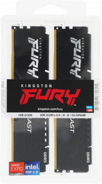 Память DDR5 2x32GB 5600MHz Kingston  KF556C36BBEK2-64