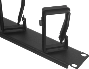 Кабельный органайзер горизонтальный C3 Solutions C3.OH1001 односторонний кольца 1U шир.:19