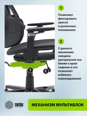 Кресло Cactus  CS-CHR-DUO-BBK