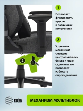 Кресло Cactus  CS-CHR-MAG-GY