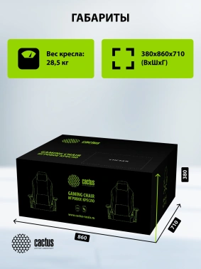 Кресло Cactus  CS-CHR-MAG-GY