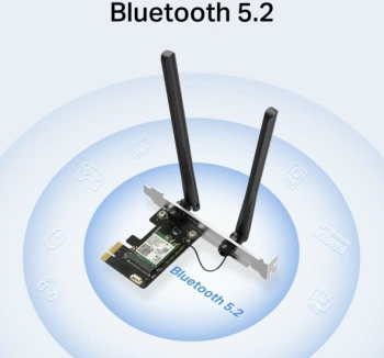 Сетевой адаптер Wi-Fi + Bluetooth Mercusys MA80XE