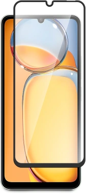 Защитное стекло для экрана BoraSCO прозрачный для Xiaomi Redmi 13C 2.5D антиблик. 1шт. (72829)