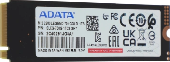 Накопитель SSD A-Data PCIe 3.0 x4 1TB SLEG-700G-1TCS-SH7