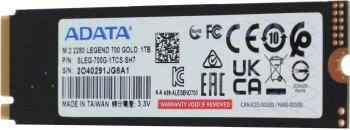 Накопитель SSD A-Data PCIe 3.0 x4 1TB SLEG-700G-1TCS-SH7