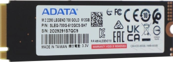 Накопитель SSD A-Data PCIe 3.0 x4 512GB SLEG-700G-512GCS-SH7