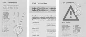 Наушники с микрофоном Epos Sennheiser SC 260 ED