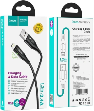 Кабель Hoco  U93 Shadow iP