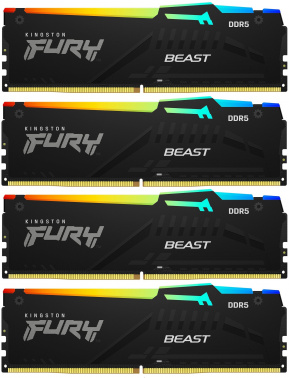 Память DDR5 4x16GB 6000MHz Kingston  KF560C40BBAK4-64