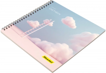 Скетчпад Silwerhof 20л. 190x190мм Нежность 4диз. гребень