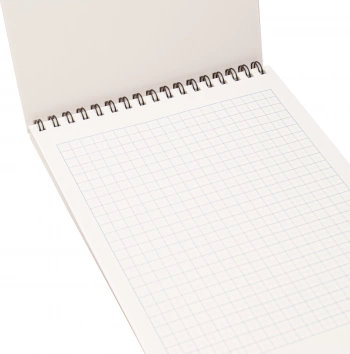 Блокнот Silwerhof A5 обложка картон 60л клетка гребень Одинокий воин (2шт)