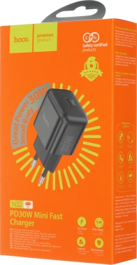 Сетевое зар./устр. Hoco  N32 Glory Black